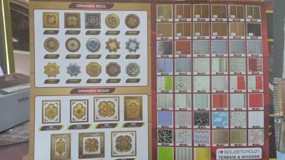 distributor golden crown plafon pvc2