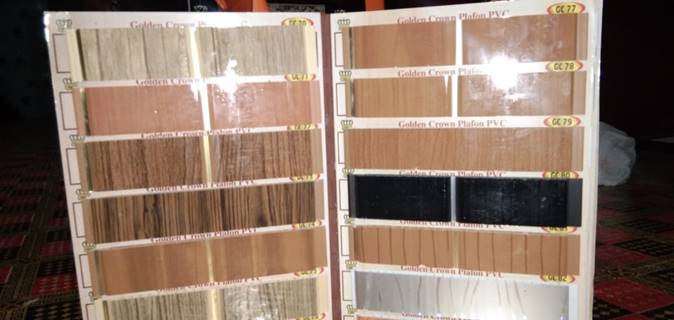 distributor golden crown plafon pvc6