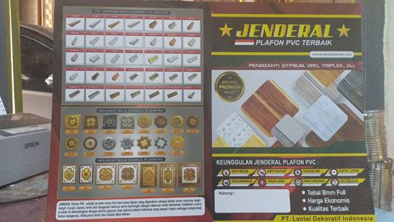 distributor jenderal plafon pvc